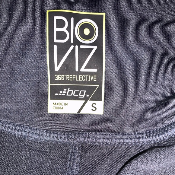 BIOVIZ gray Reflective athletic leggings - Picture 5 of 5